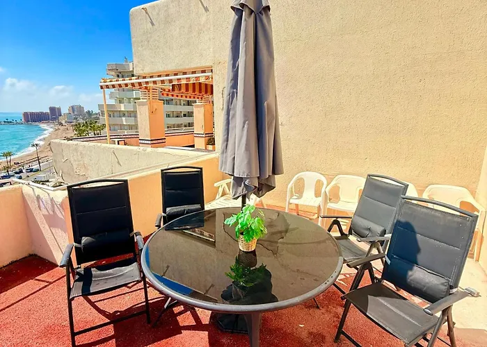 Front Sea View & Terrace Benalbeach Lejlighed