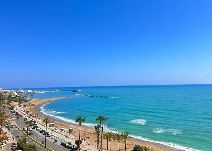 Front Sea View & Terrace Benalbeach Lejlighed *